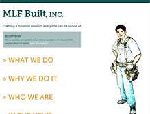 Tablet Screenshot of mlfbuilt.com